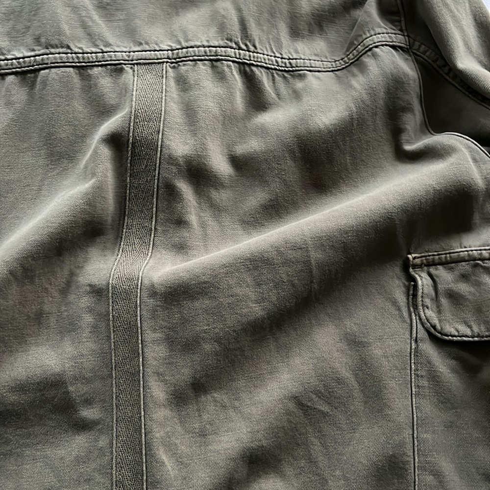 Anthropologie Olive Green Utility Jacket - Picture 9 of 9